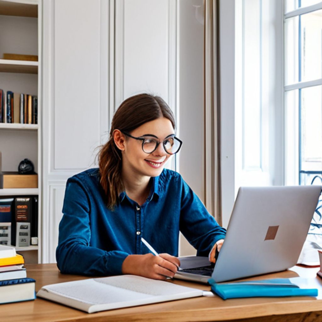 Preparation & Study**
"A student, fully clothed in casual but modest attire, diligently studying dental hygiene materials at a brightly lit desk in a modern Parisian apartment. Books, notes, and a laptop are neatly arranged. Safe for work, appropriate content, professional study environment, perfect anatomy, correct proportions, natural pose, high quality."
**