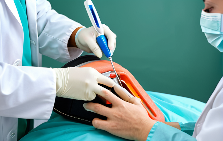 치과위생사 진료실 위생관리 체계 - **

"A bright and sterile dental office, showing an assistant carefully disinfecting a dental chair ...